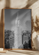 Chrysler Black and White Poster