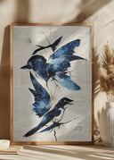 Blue Birds Poster