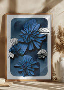 Blue Blossoms Poster
