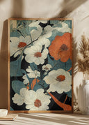 Asian Flowers Poster