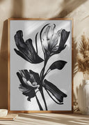 Black Flower Poster