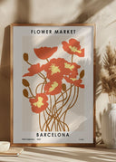 Flower Market. Barcelona Poster