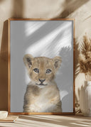 Baby Lion Poster