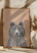 Cool Bear Portrait Poster