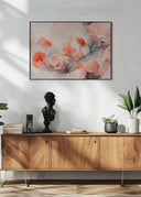 Wild Coral Flowers Poster