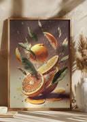 Fresh Oranges Poster II