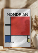 Composition with Red Poster