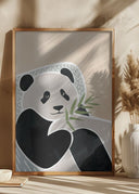 Scandi Panda Poster