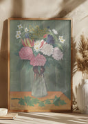 Flowers In a Vase Poster