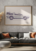 Delorean Poster