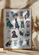 Cool Dog Print Poster