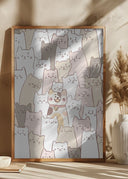 Cute Kitten lock Poster