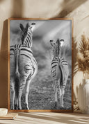 Striped Horse Back Side Poster