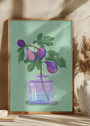 Figs Branch In Vase Poster