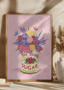 Flowers In a vintage Can Poster