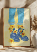 Sunflower Walk Poster