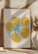 Five Lemons In a Net Bag Poster