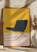 Barcelona Chair By Mies Van Der Rohe Poster
