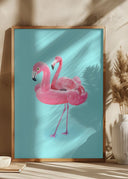 Flamingo on Resort Poster