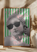 Striped Venus Poster