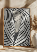Striped Coat Poster
