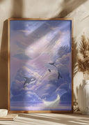 Fantasy Beautiful Whale Poster