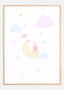 Pig On the Moon Poster I