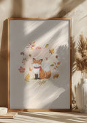 Fox In Fall Foliage Poster I