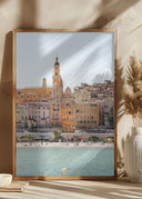 Skyline of Menton Poster