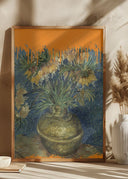Collage Sunflowers and the splash Van Gogh Poster