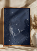 Starry Whale Poster