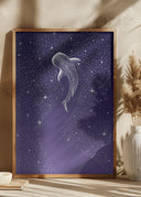 Star Eater Dark Blue To Purple Grad Poster