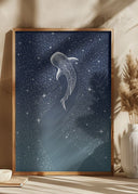 Star Eater Version II Turquoise Poster