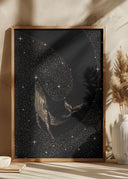 Starry Whale Dark Gold Version Poster