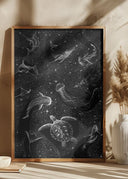 Cosmic Ocean (Black Version) Poster