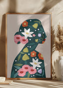 Filled With Flowers Poster