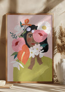 Flower Lady Poster