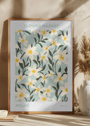 Flower Market Milan Poster