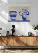 Blue Vases Poster