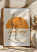 Sunset Orange Poster