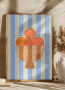 Bowl of Oranges Poster