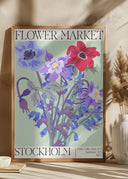 Stockholm Flower Market Poster