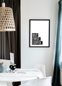 But First Coffee Poster