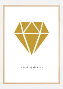 Diamond - Gold Poster