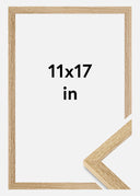 Oak Picture Frame 11x17 inches