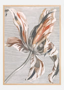 Striped Flower Poster