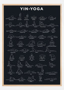 Yoga - Navy Poster