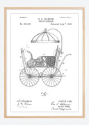 Patent drawing - Pram I Poster
