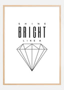 Shine Bright like a diamond Poster