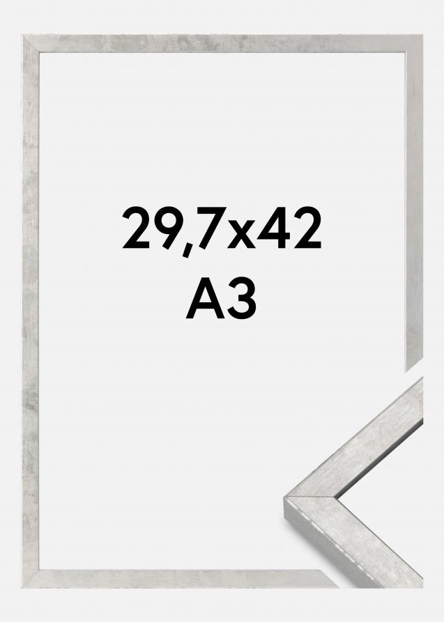 Mavanti Frame Ares Acrylic Glass Silver 11.69x16.54 inches (29.7x42 cm - A3)